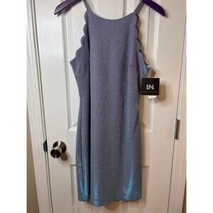 NWT Periwinkle Glittery Cocktail Party Dress Sz 7